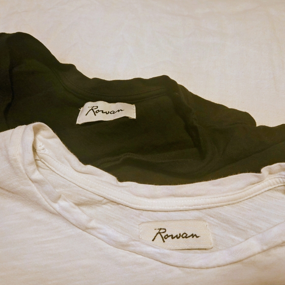 Rowan Women's Short Sleeve Tees - Black and White - Picture 1 of 6